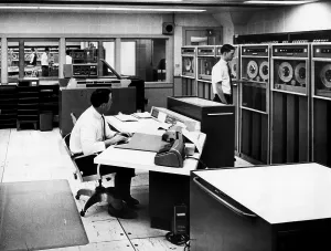 Computer Prints: Computers at the laboratory of tomorrow, 1964. Courtesy: CSU Archives/Everett Collection