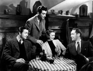 Franchot Prints: THREE COMRADES, Robert Young, Robert Taylor, Margaret Sullavan, Franchot Tone, 1938