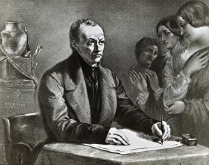 Iber1405nophotog Prints: COMTE, Auguste (1798-1857). French positivist philosopher and sociologist