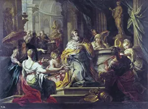 CONCA, Sebastiano (1680-1764). The Idolisation of Solomon. 1737. Flemish art. Oil on canvas. SPAIN. Madrid. Prado Museum