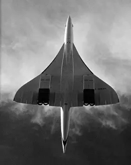 Csu 2012 11 Prints: Concorde during a test flight over southern England