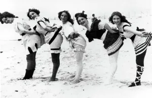 Turn Of The Century Prints: Coney Island, bathing beauties at the turn-of-the-century
