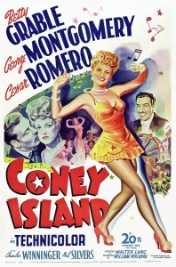 Romero Prints: CONEY ISLAND, US poster art, Betty Grable (center)