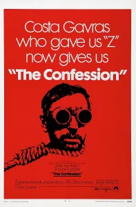Noose Prints: THE CONFESSION, (aka L'AVEU), US poster art, Yves Montand, 1970