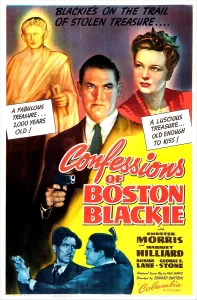 Harriet Prints: CONFESSIONS OF BOSTON BLACKIE, US poster