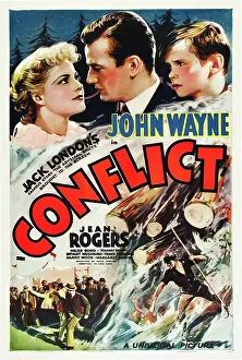 Tommy Prints: CONFLICT, Jean Rogers, John Wayne, Tommy Bupp, 1936