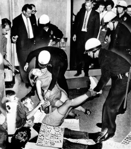 Arrests Prints: Congress of Racial Equality sit-ins at Los Angeles City Hall