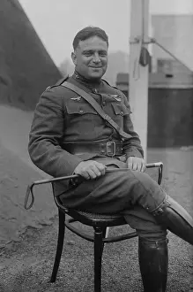 Riding Crop Prints: Congressman Fiorella La Guardia as an United States Army Air Service officer in World War 1