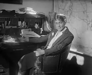Owen Prints: Congresswoman Ruth Bryan Owen in her office