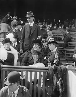 Connie Prints: Connie Mack, manager and part owner of the Philadelphia Athletes at a game in NYC in 1915