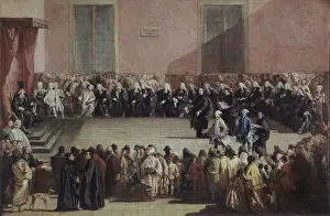 Steps Prints: Consilium in arena, by Giambattista and Giandomenico Tiepolo