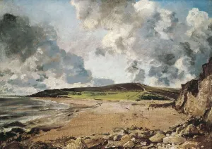 CONSTABLE, John (1776-1837). Weymouth Bay: Bowleaze Cove and Jordon Hill. 1816-1817. Romanticism. Oil on canvas. UNITED KINGDOM. London. National Gallery