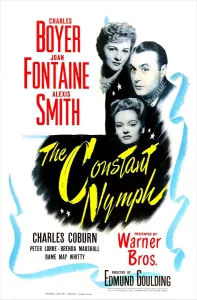 Fontaine Prints: THE CONSTANT NYMPH, US poster, from top: Joan Fontaine, Charles Boyer, Alexis Smith, 1943
