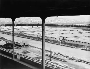 Rs4wn Prints: Construction of barracks for Japanese Americans interned during World War 2