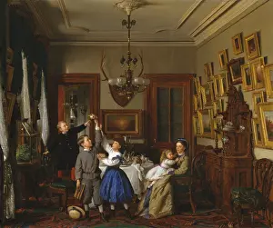 Upper Class Prints: THE CONTEST FOR THE BOUQUET: by Seymour Joseph Guy