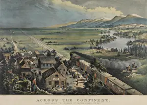 Speed Prints: ACROSS THE CONTINENT. WESTWARD THE COURSE OF THE EMPIRE TAKES ITS WAY
