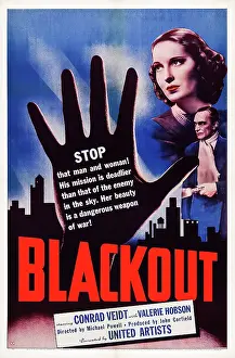 Conrad Prints: CONTRABAND, (aka BLACKOUT), US poster, Valerie Hobson, Conrad Veidt, 1940