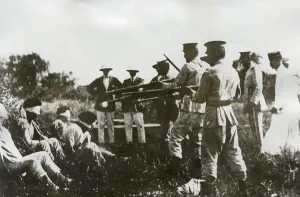 Lcgr1411 Prints: Four convicted Chinese revolutionaries to be executed near Shanghai in 1930