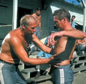 Stomach Prints: COOL HAND LUKE, George Kennedy, Paul Newman, 1967