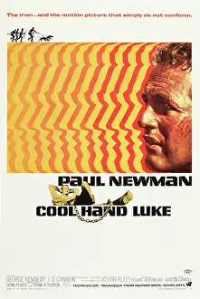 Graphic Design Prints: COOL HAND LUKE, Paul Newman, 1967