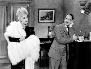 Carmen Prints: COPACABANA, from left, Carmen Miranda, Groucho Marx, 1947