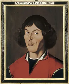 Copernicus Prints: COPERNICUS, Nicolaus (1473-1543). Tempera. AISA/Everett Collection**US SALES ONLY**