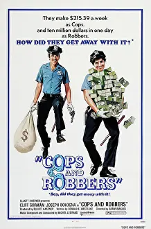 Stack Prints: COPS AND ROBBERS, US poster art, from left: Cliff Gorman, Joseph Bologna, 1973