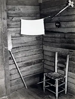 Depression Prints: The corner of the kitchen in the home of Floyd Burroughs