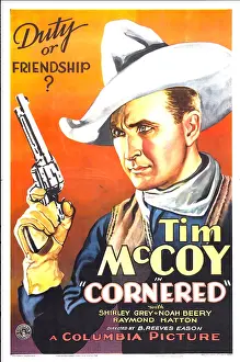 B Western Prints: CORNERED, Tim McCoy, 1932