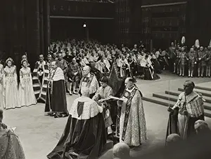 Elizabeth Ii Prints: Coronation ceremony of Queen Elizabeth II