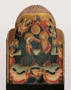 Altarpiece Prints: The Coronation or crowning of the Virgin Mary