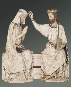 Ivory Prints: The Coronation of the Virgin. 2nd half 13th c