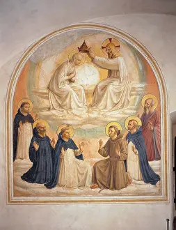 Mid Air Prints: The Coronation of the Virgin, by Guido di Pietro (Piero) known as Beato Angelico