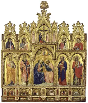 Board Prints: The Coronation of the Virgin and Saints