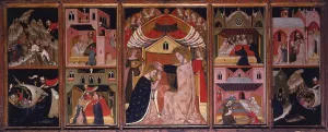 Board Prints: Coronation of the Virgin and the Stories of Saint Nicol