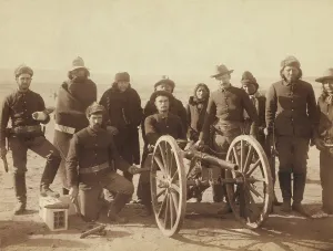 10 People Prints: Corporal Paul Wernert and gunners of Battery E 1st Artillery