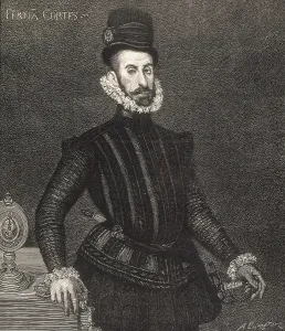 Cortes Prints: CORTS, Hernn (1485-1547). Spanish conqueror of Mexico