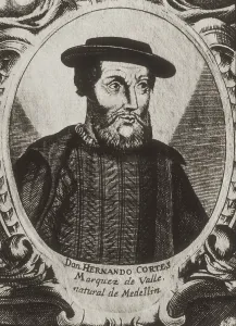 Bearded Prints: CORTS, Hernn (1485-1547). Spanish conqueror of Mexico