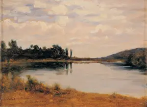 Azure Prints: Cosola Demetrio, The Po River Near Chivasso