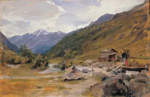 Cosola Prints: Cosola Demetrio, Small Bridge over a Stream