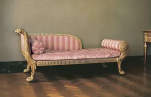 Furnitures Prints: Couch from Gillow House, 1805. Furniture