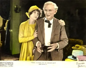 Compson Prints: COUNSEL FOR THE DEFENSE, left: Betty Compson on lobbycard, 1925