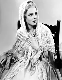 Shawl Prints: THE COUNT OF MONTE CRISTO, Elissa Landi, 1934