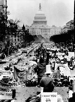 Anti War Prints: Counter-Inaugural staged by protesters at Richard Nixon's 1969 Inauguration