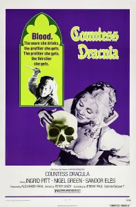 Old Lady Prints: COUNTESS DRACULA, US poster, Ingrid Pitt, 1971