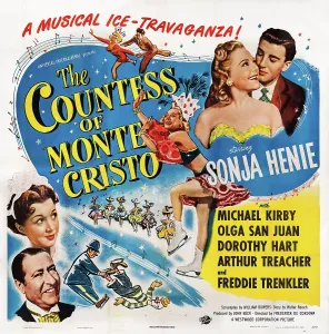 Kirby Prints: THE COUNTESS OF MONTE CRISTO, US poster art: top right: Sonja Henie