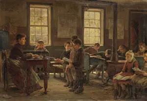 Teacher Prints: A COUNTRY SCHOOL, 1890, by Edward Lamson Henry
