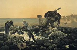 Journey Prints: In the country of thirst. Published in 'L'Illustration'