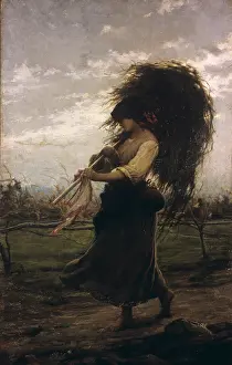 Work Prints: Country Woman, by Luigi Cima, 1896