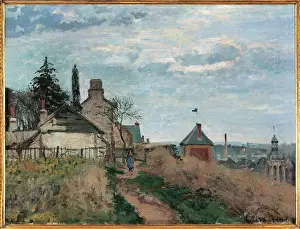 Courthouse Prints: The Courthouse at Pontoise, by Camille Pissarro